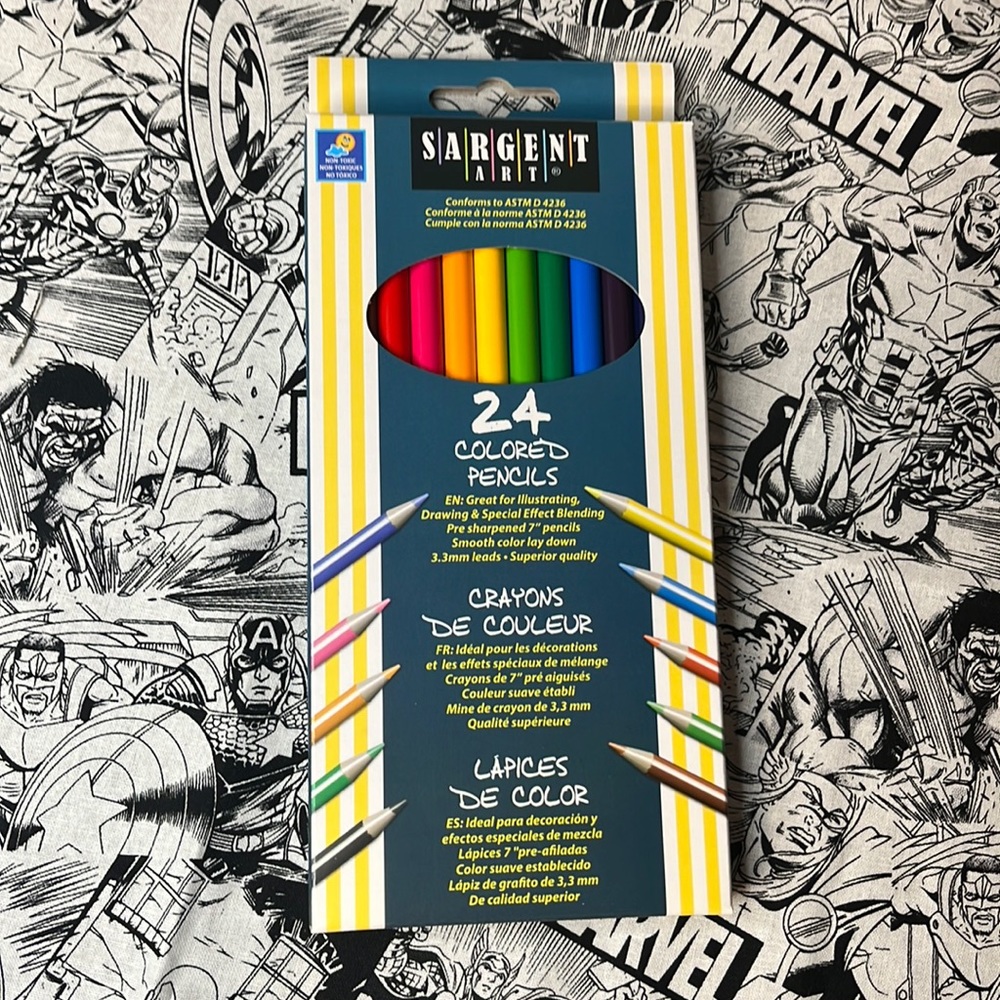 Sargent Art 24 coloured pencils
